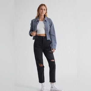 PacSun Black High Waisted Straight Leg Jeans
Size 29